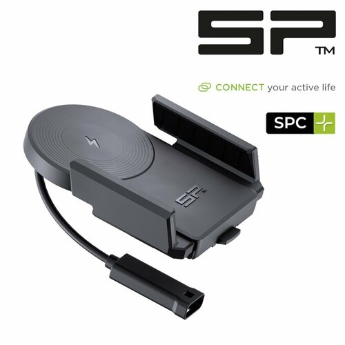 Держатель для телефона с зарядным модулем SP Connect UNIVERSAL CHARGING PHONE CLAMP SPC+