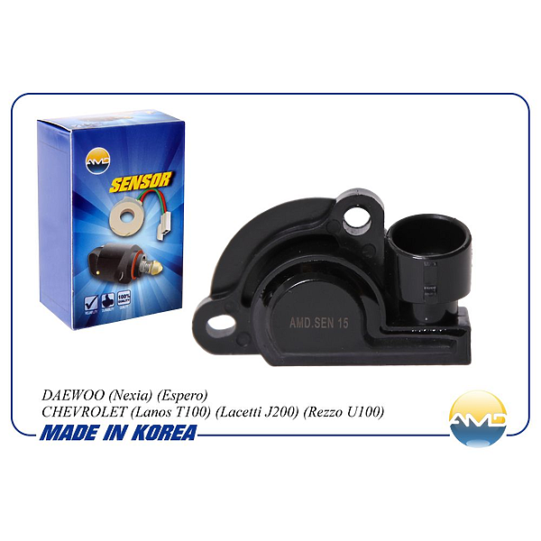 AMD AMD. SEN15 (AMDSEN15) датчик полож. дроссел. заслонки Daewoo (Дэу) (nexia) (espero) Chevrolet (Шевроле) (Lanos (Ланос)