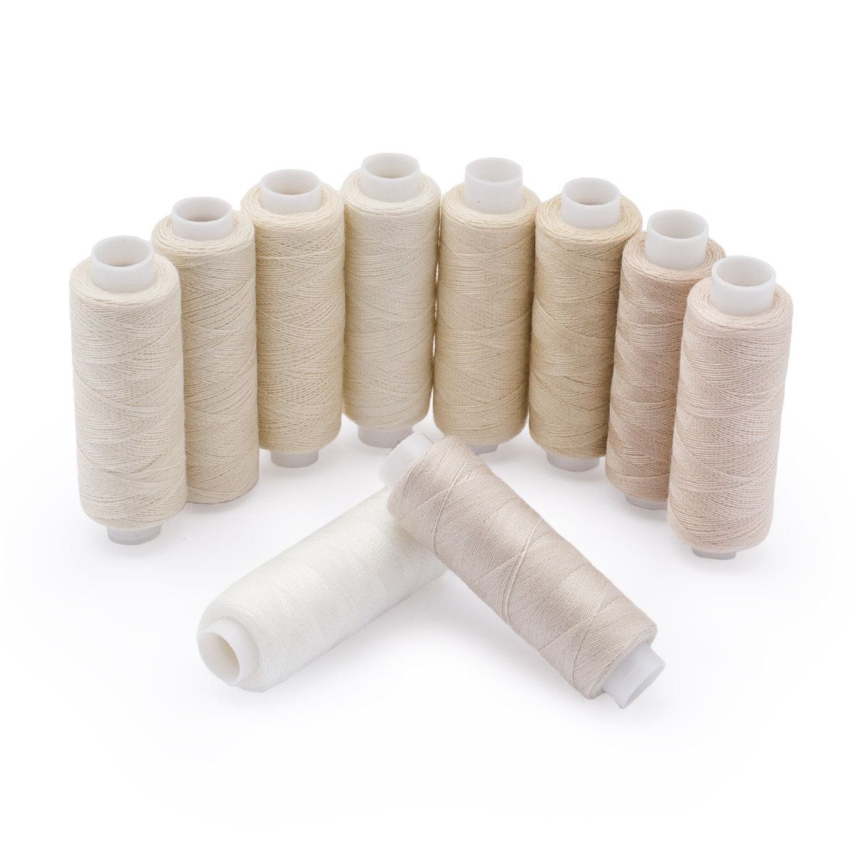 Набор швейных ниток №50 "Молочный микс" 183 м х 10 шт Bestex