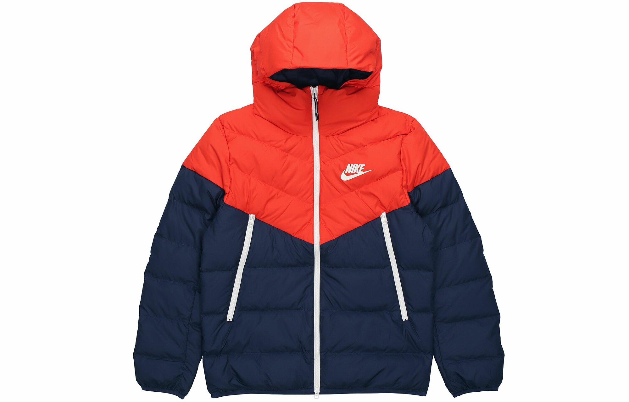 Пуховик NIKE, размер L, синий