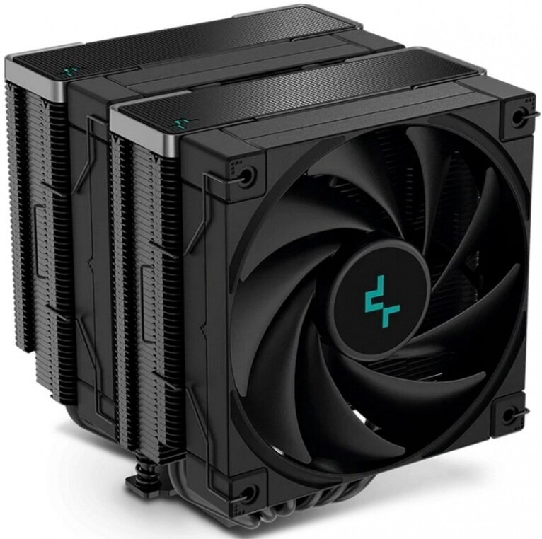 Кулер для охлаждения процессора Deepcool AK620 ZERO DARK, два вентилятора, черный — фото 1