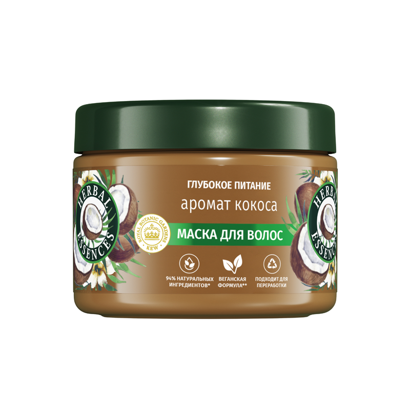 Маска для волос Herbal Essences Аромат Кокоса Глубокое Питание 300 мл