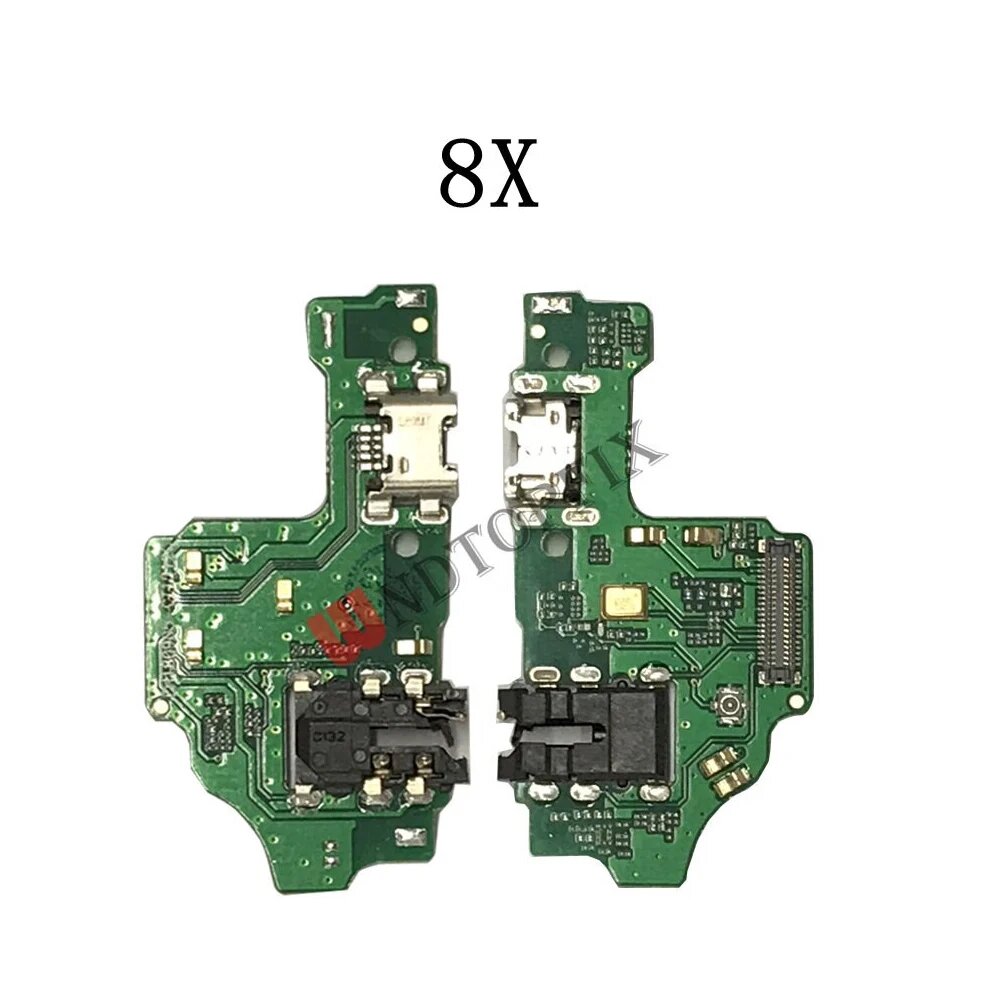 Новый микрофонный модуль + плата с USB-портом для зарядки, гибкий кабель, соединительные детали для Huawei Honor 8X и 8X Max, 8X