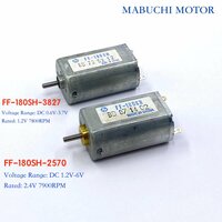Двигатель постоянного тока для электробритвы Mabuchi FF-180SH-2570 (с медным подшипником), 1, 2 -6V, FF-180SH-2570