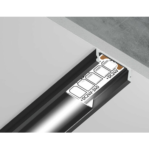 фото Ambrella light профиль ambrella light illumination gp1700bk/bk