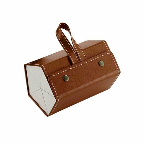 Складной органайзер для солнцезащитных очков из искусственной кожи с 5 слотами, дорожный чехла несколькими подвесными держателями