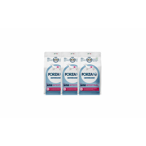 Forza10 Active Vet Diet Intestinal Mini/Toy сухой корм для собак мелких пород при проблемах пищеварения - 1,5 кг х 3 шт.