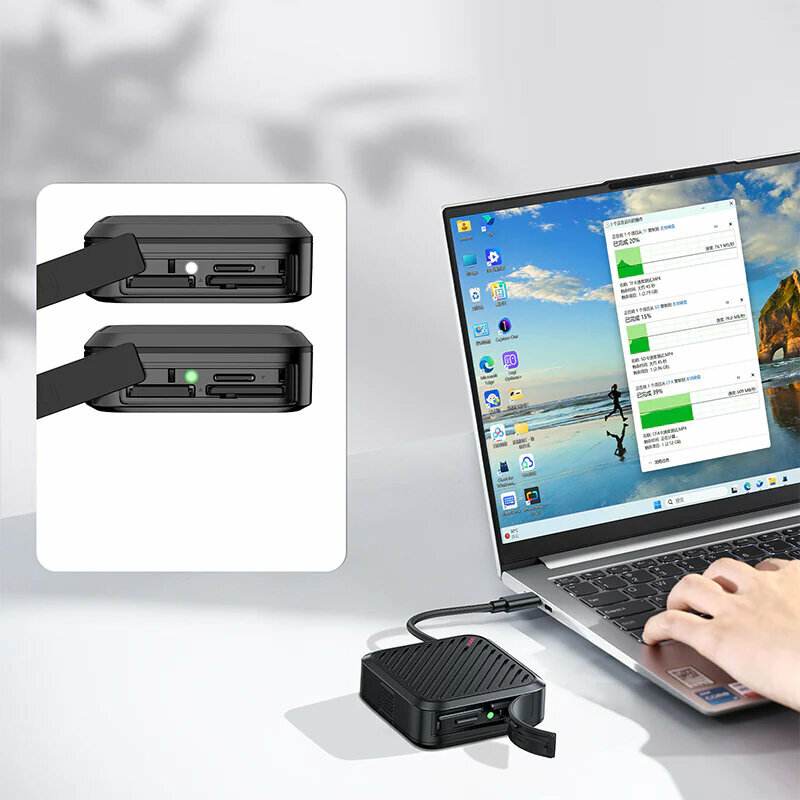 Кейс-картридер Ulanzi CRC10 3-in-1 Card Reader Case — фото 1