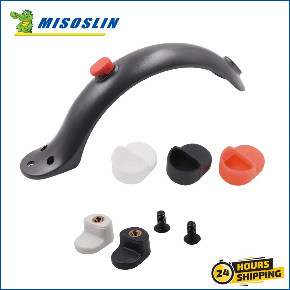 Картинки 1 шт, заглушки для крыльев скутера, резиновые винты, чехол для Xiaomi Mijia M365 M365 Pro, аксессуары для электрического скутера, запчасти, Черный