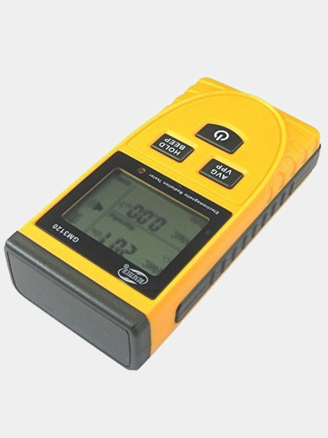 Детектор электрического и магнитного поля и радиации GM3120, звуковой и световой сигнал, питание от Крона — фото 1