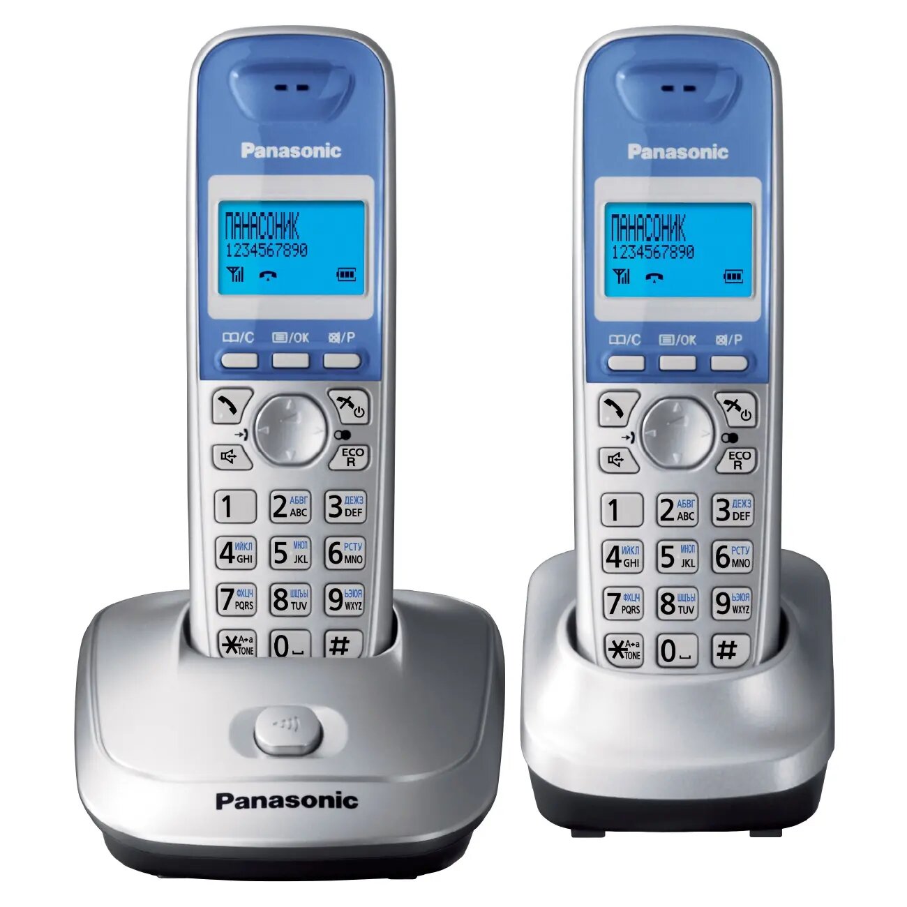Радиотелефон Panasonic KX-TG2512, Caller ID: есть, Вес: 672 г, Возможность настенного крепления: есть