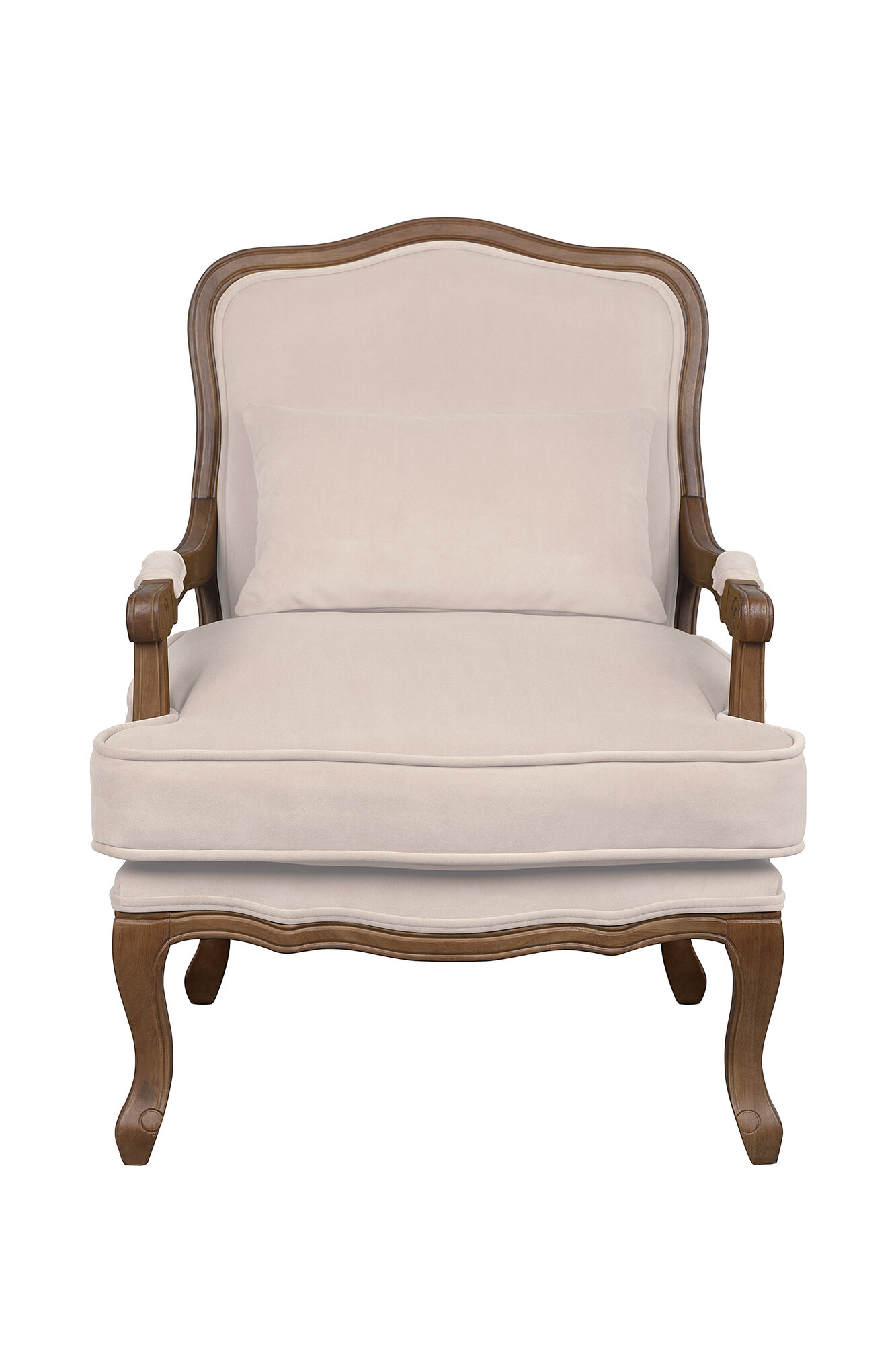 Кресло Mak-Interior "Nitro nut", из массив дерева c подлокотниками — фото 1