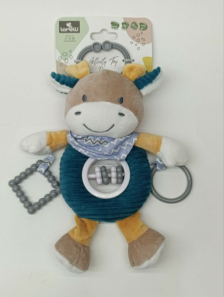 Мягкая игрушка Lorelli "Activity Deer", с фигурками для развития, 5 навыков