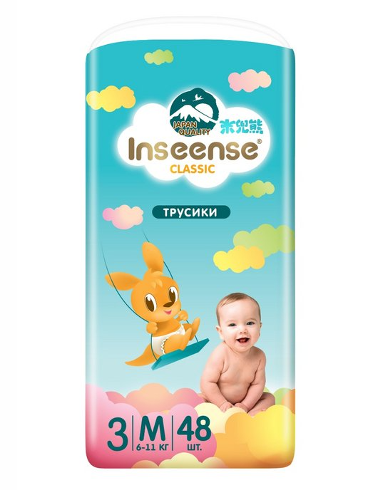 Inseense подгузники-трусики Classic M (6-11 кг)