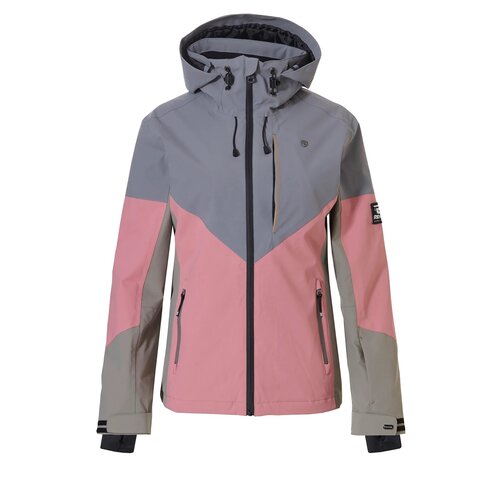 фото Куртка rehall lou-r, размер xl, серый, розовый