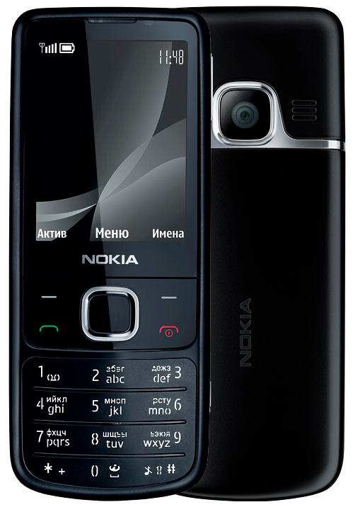 Nokia 6700 - кнопочный мобильный телефон с Bluetooth, емкостью аккумулятора до 1 000 мАч