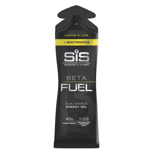Гель Science In Sport Beta Fuel + Nootropics, 60 мл, лимон-лайм конфета science in sport энергетический батончик beta fuel energy 60 г лимон