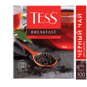 Чай черный Tess Breakfast в пакетиках, 100 пак.