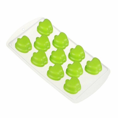 Форма для льда Яблоко пластик ТПР 21х11см 1 шт 282₽