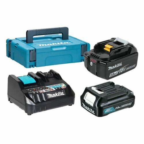 комплект makita 199024 2 18 в 5 а·ч Аккумулятор Makita DC 18 RE-1шт+BL 1021 B-1шт 199024-2