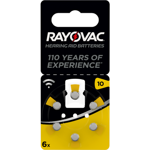 батарейка rayovac za 13 extra advenced bl6 za13ray для слуховых аппаратов Батарейка для слуховых аппаратов RAYOVAC ACOUSTIC SPECIAL Type 10 BL6 - (блистер 6шт)