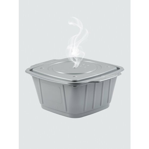 Разогреватель беспламенный с нагревательным элементом 80г, ланч бокс 1000 мл, комплект 5 штук