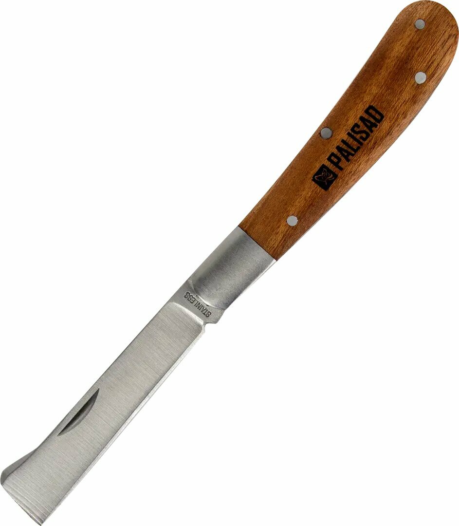 Нож для прививок деревянная рукоятка