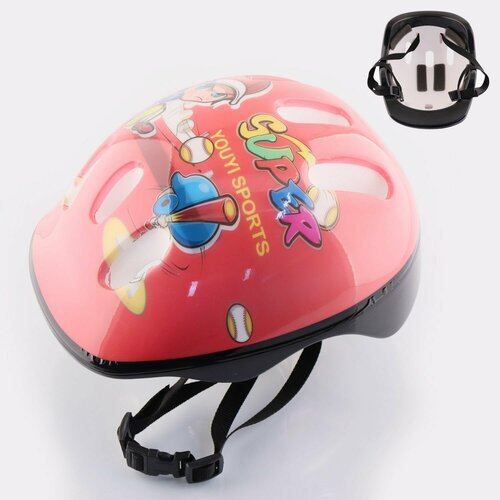 Шлем велосипедный детский (розовый) 