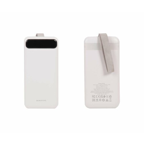 внешний аккумулятор perfeo power bank waterfall 30000mah white pf d0176 Powerbank / Внешний аккумулятор BOROFONE BJ14B Freeway Power bank, 2.1А (30000mAh), белый