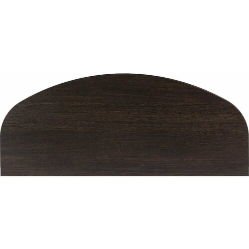 Полка декоративная Larvij фигурная ЛДСП Дуб венге 800х250х16 мм 1630₽