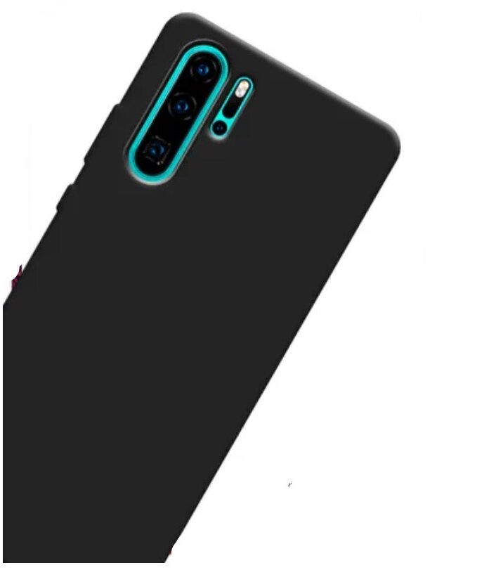 Чехол матовый для Huawei P30 Pro, черный — фото 1