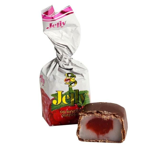 Конфеты шоколадные Jelly (Джелли) Малина Баян Сулу 1кг