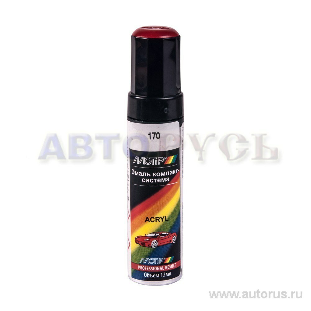 Краска акриловая с кисточкой lada 170 торнадо 12 мл motip 170 12ml