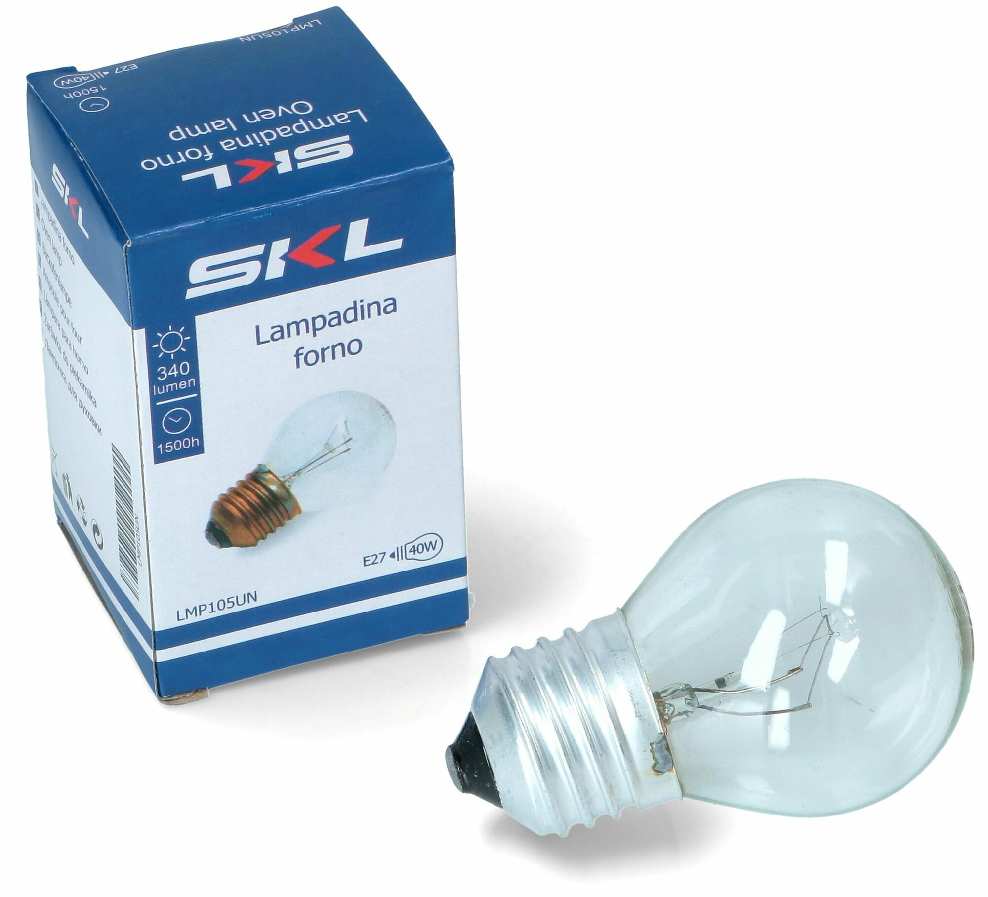фото Лампа для духовки универсальная E27 40W 230V 300C SKL LMP105UN