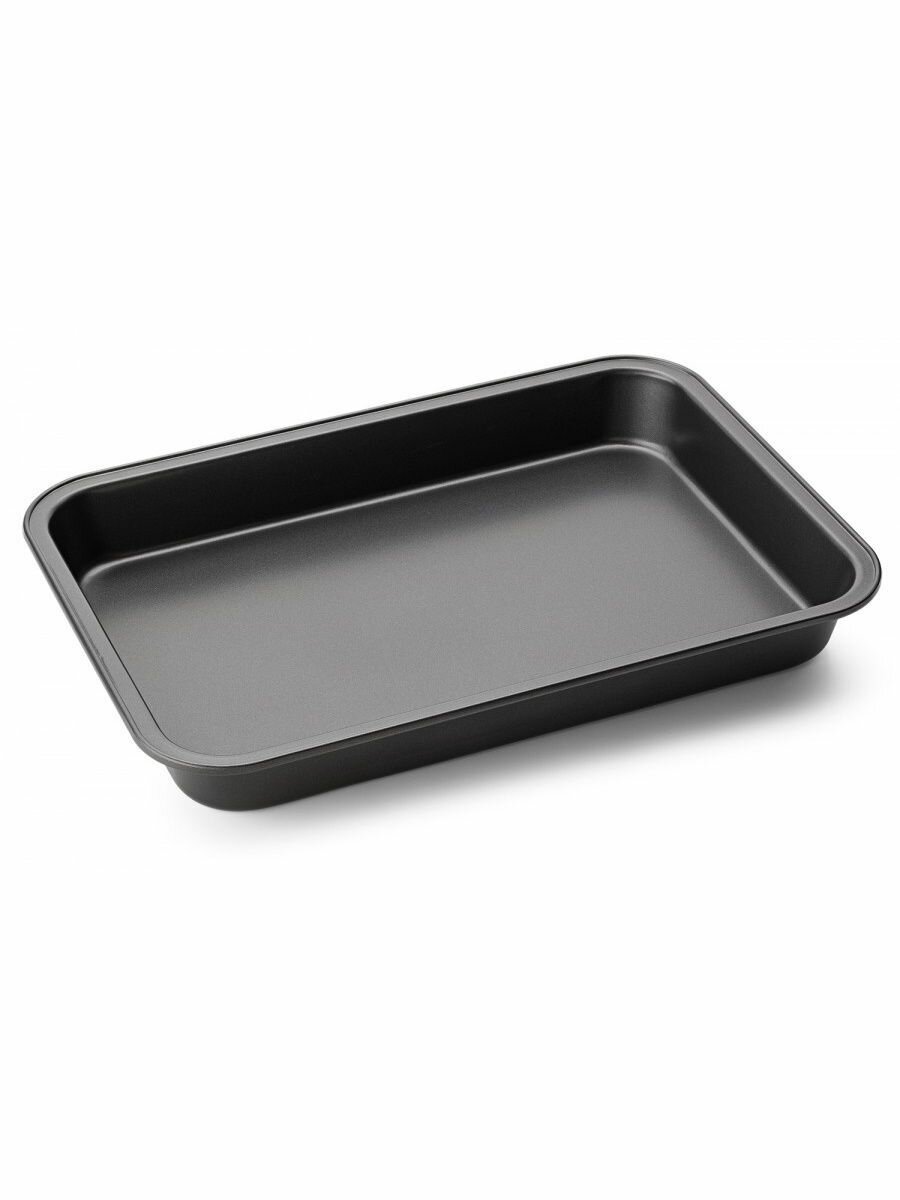 фото Форма для запекания стальная прямоугольная, 33.5х23.5х3.8см.