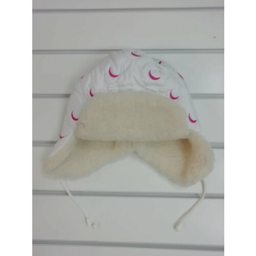 Шапка ушанка , размер 3-4лет(50-52см), белый, мультиколор шапка ушанка marhatter размер 48 50 розовый белый