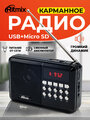 Радиоприемник Ritmix RPR-001 Black, FM/USB/MicroSD/AUX/LED дисплей