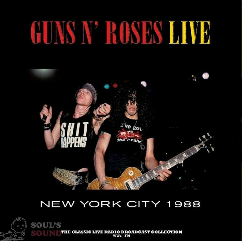 Виниловая Пластинка Guns N Roses, Live In New York City 1988 (9003829977516) IAO - фото №1