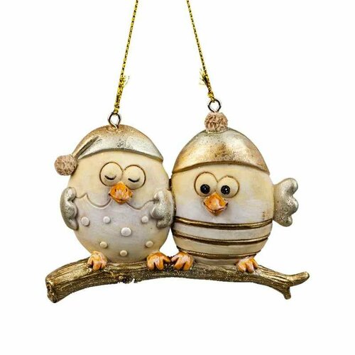 Украшение ErichKrause Decor Птенцы золотые 9см 58968 золотистый