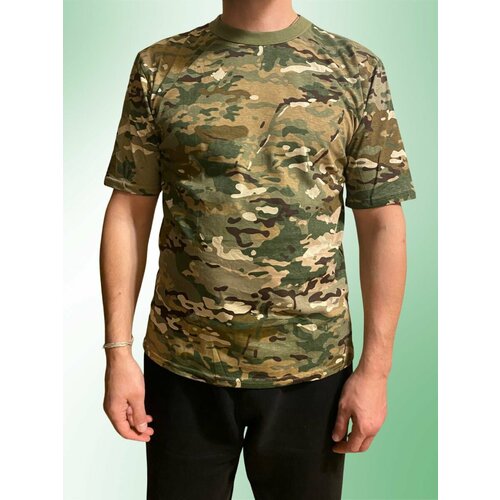 Футболка Hobo Pro, размер 52, белый, зеленый военная тактическая мужская рубашка gen2 с длинным рукавом для охоты пейнтбола страйкбола армии bdu боевая рубашка с налокотниками мультикам