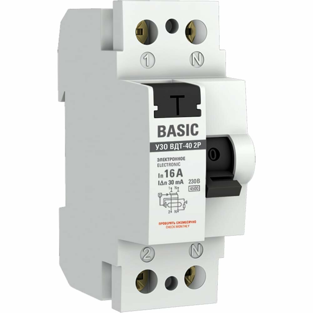 фото Электронное устройство защитного отключения EKF ВДТ-40 Basic