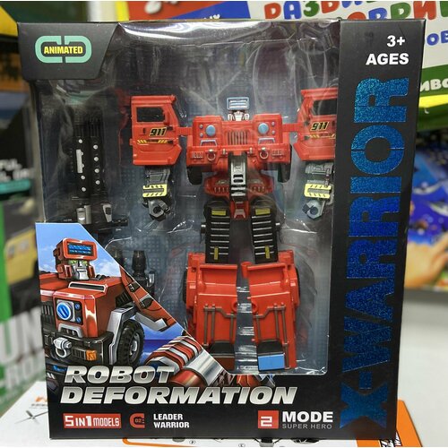 фото Робот-трансформер и-9512 , цвет красный магазин игрушек галчонок