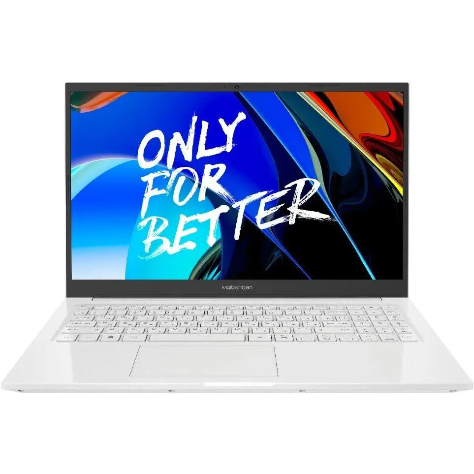 Ноутбук MAIBENBEN M555, 15.6" (1920x1080) IPS/AMD Ryzen 5 5500U/8ГБ DDR4/512ГБ SSD/Radeon Graphics/Win 11 Home, белый (M5551SB0HWRE0)