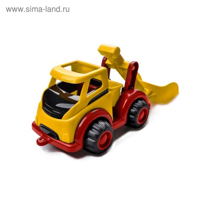 Строительная машина Vikingtoys Mighty с ковшом, 31см - фото №5