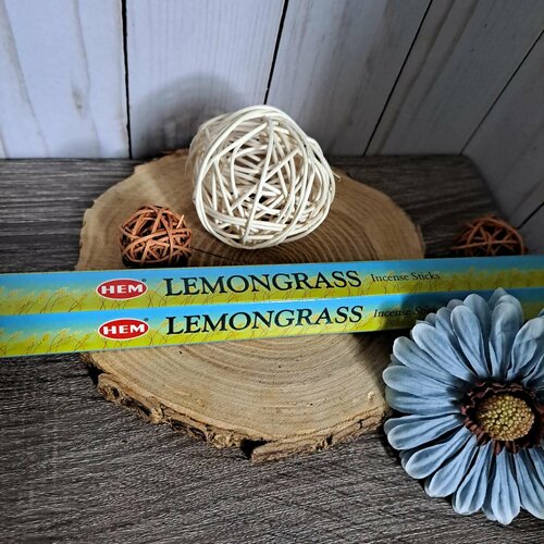 Благовония Лимонная трава ХЕМ / Lemongrass HEM, 15 грамм, Индия, 4-х гран. благовония лимонная трава хем lemongrass hem 15 грамм индия 4 х гран
