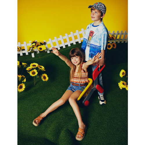 фото Поло koton, размер 4-5 лет, синий