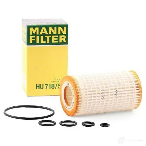 Фильтр масляный Mann Hu7185X с прокладкой Evotop