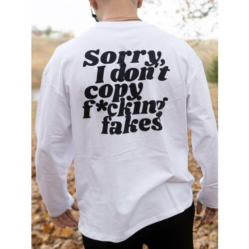 фото Лонгслив fff, размер xl, белый