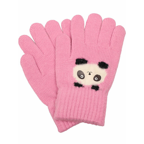 Перчатки Multibrand, размер 17, розовый