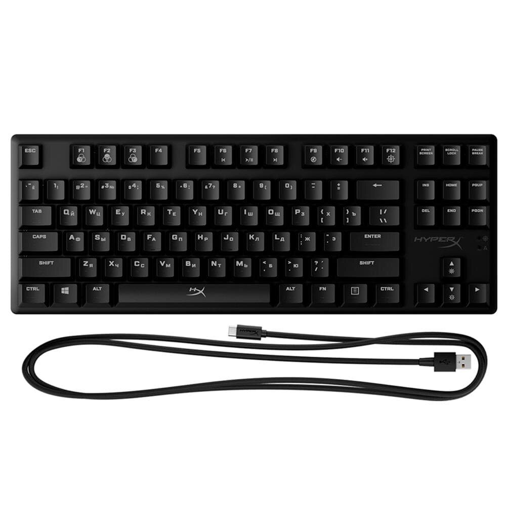 Клавиатура HyperX Alloy Origins Core RGB механическая черный USB for gamer LED (4P5P3AA)